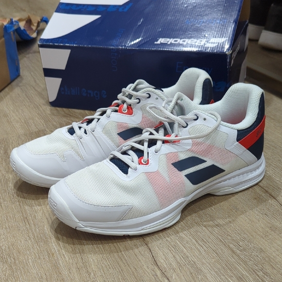 White and Red Sneakers - Picture 1 of 6